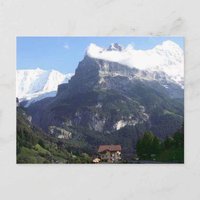 Nordseite des Eiger Postkarte (Vorderseite)