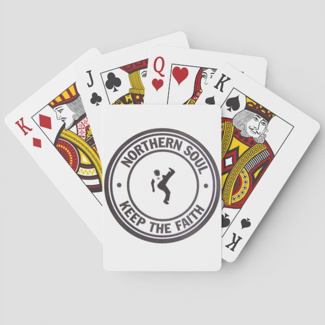 NordSoul behalten die Glauben-Slogans u. den Spielkarten (Rückseite)