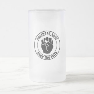 NordSoul-Flecken behalten den Glauben Mattglas Bierglas