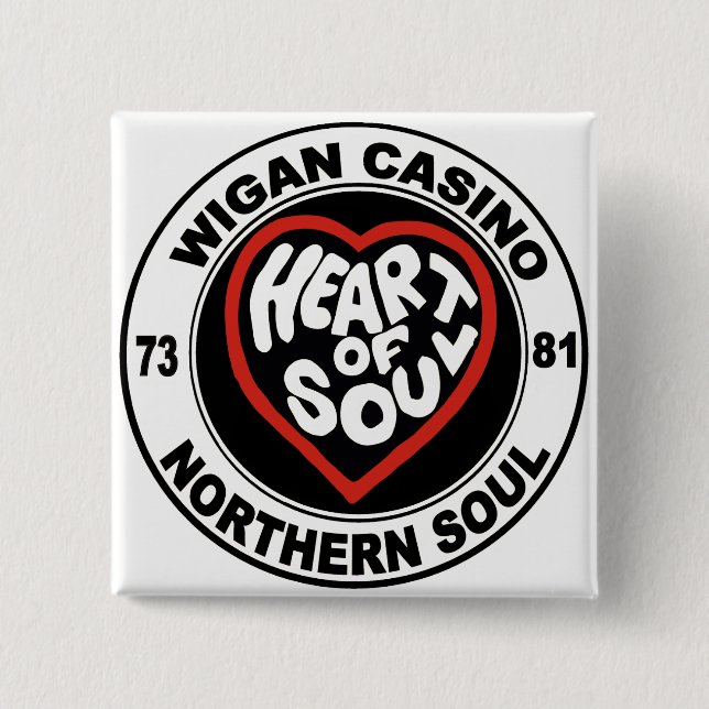 NordSoul Wigan Kasino Button (Vorderseite)