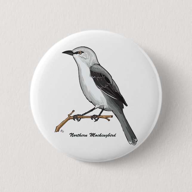 NORDspottdrossel Button (Vorderseite)