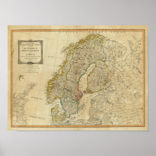 NordStaaten Skandinavien Poster
