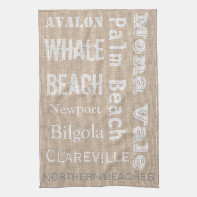 Nordstrände Leinenblick Küchentuch (Vertikal)