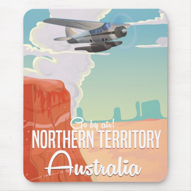 Nordterritorium Australien Reise Cartoon Mousepad (Vorne)