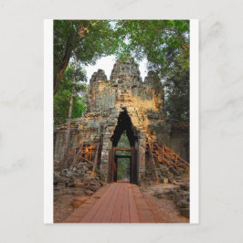 Nordtor von Angkor Thom, Kambodscha Postkarte