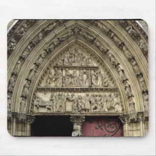 Nordtransept Portal, Detail von Tympanum Mousepad