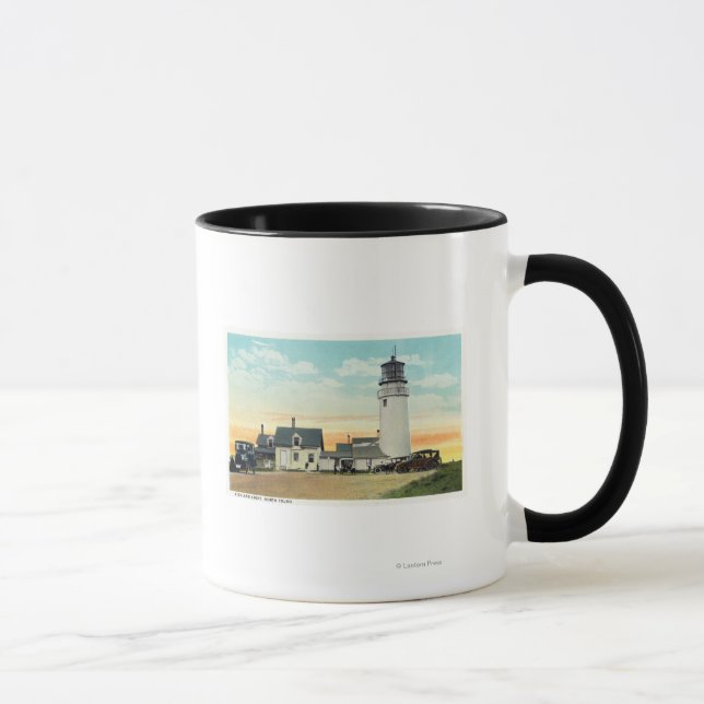 Nordtruro Highland Lighthouse View Tasse (Rechts)