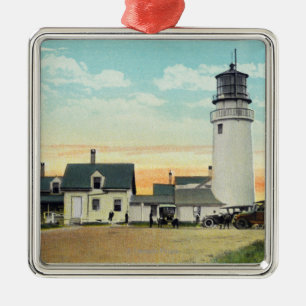 NordTruro Hochland-Leuchtturm-Ansicht Ornament Aus Metall