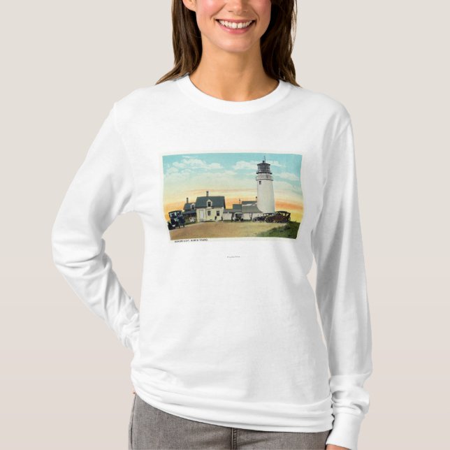 NordTruro Hochland-Leuchtturm-Ansicht T-Shirt (Vorderseite)