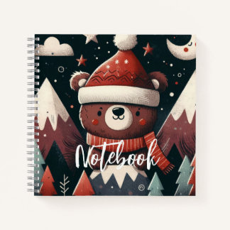 Nordwald-Weihnachten – Santa Bärs Baumspaziergang Notizbuch