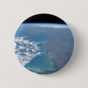 Nordwärts der Halbinsel Florida. Button