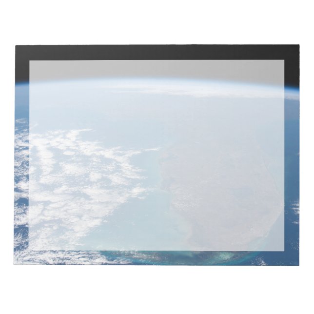 Nordwärts der Halbinsel Florida. Notizblock (Vorderseite)