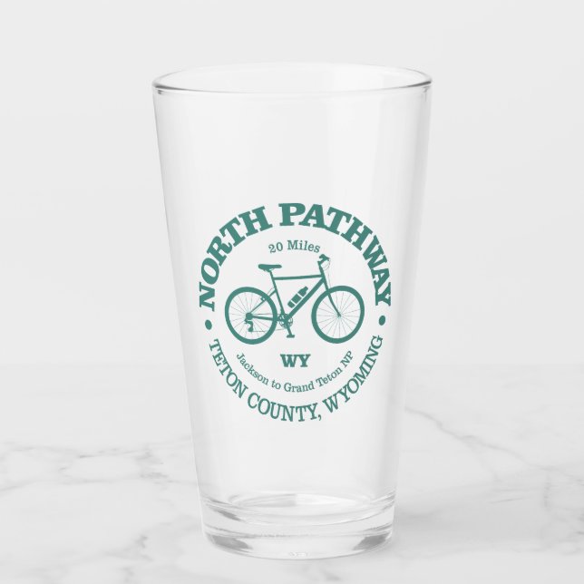 Nordweg (Fahrradweg) Glas (Vorderseite)