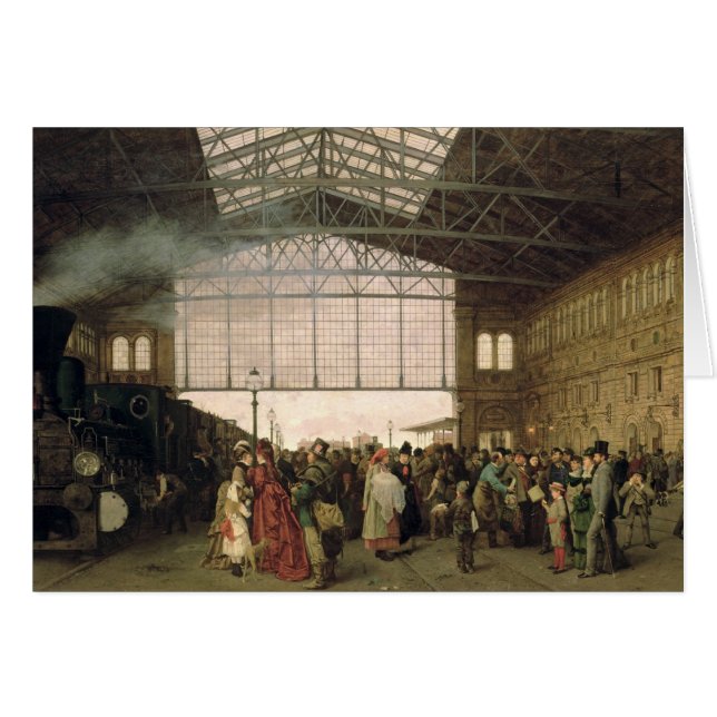 Nordwest Bahnhof, Wien, 1875 (Vorderseite (Horizontal))