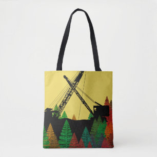 Nordwest-Kranich in Track Fantasy Art COLOR Tasche