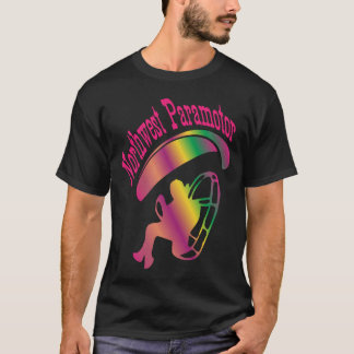 Nordwest Paramotor Rosa Regenbogen T-Shirt