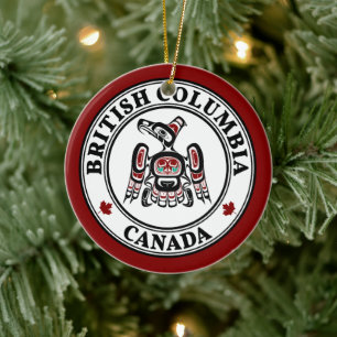 Nordwest-Pazifikküste Haida Kaigani Thunderbird Keramik Ornament