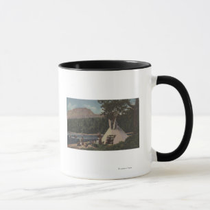 Nordwestamerikanischer Ureinwohner - das Land des Tasse