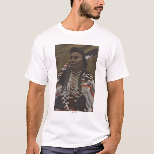 Nordwestamerikanischer Ureinwohner - Hauptjoseph T-Shirt (Vorderseite)