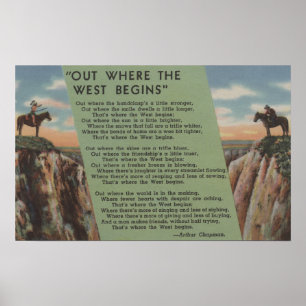 Nordwestamerikanischer Ureinwohner "heraus, wo der Poster