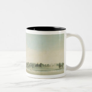 Nordwestansicht von Wakefield Häuschen in Zweifarbige Tasse