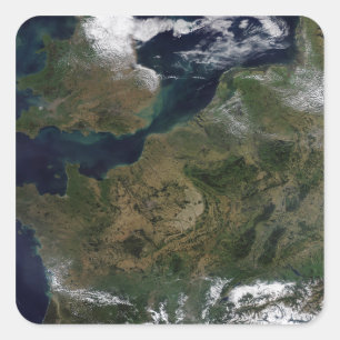 Nordwesteuropa Quadratischer Aufkleber