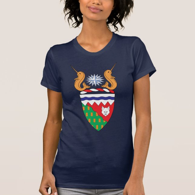 Nordwestgebiets-Wappen T - Shirt (Vorderseite)