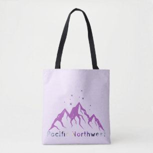 Nordwestgebirge und Sterne im Pazifik Tasche