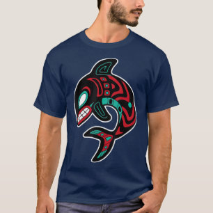 Nordwestküste Orca Indianerwal T-Shirt