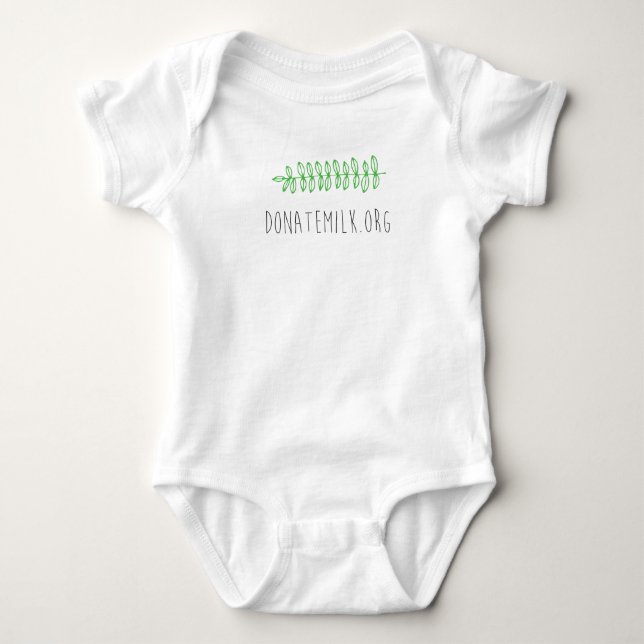 Nordwestmuttermilch-Bank-Wedel - Baby-T-Shirt Baby Strampler (Vorderseite)