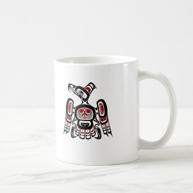 Nordwestpazifikküste Kaigani Thunderbird Kaffeetasse (Rechts)