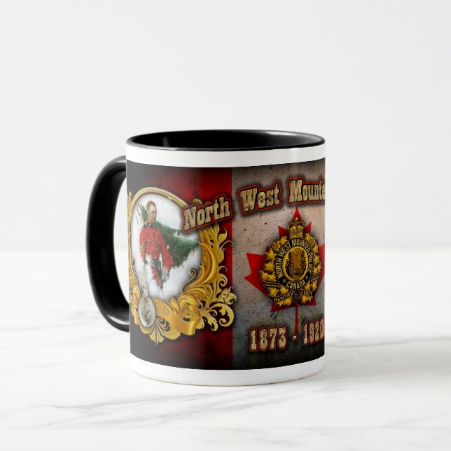 Nordwestpolizei-Kaffeepause Tasse (Vorderseite Links)