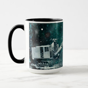 NORDWESTschaufel-KRAN-WINTER-FANTASIE-FOTO Tasse