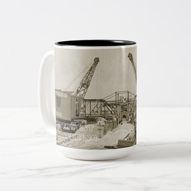 NORDWESTTECHNIK KRANE SCHOVEL TASSE FRÜH (Vorderseite Links)