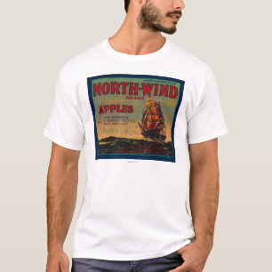 Nordwind-Apple-Kiste LabelYakima, WA T-Shirt