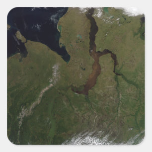 Nordzentralrussland Quadratischer Aufkleber