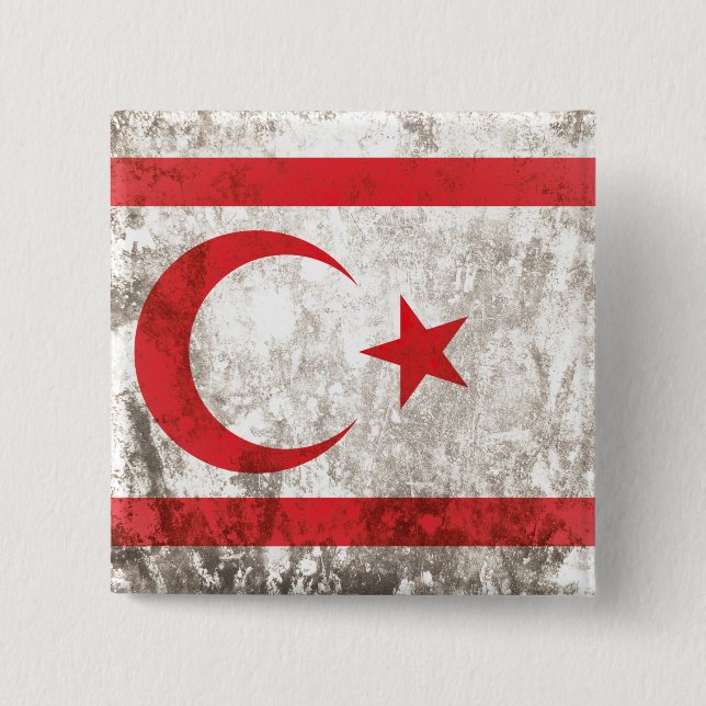 Nordzypern Button (Vorderseite)