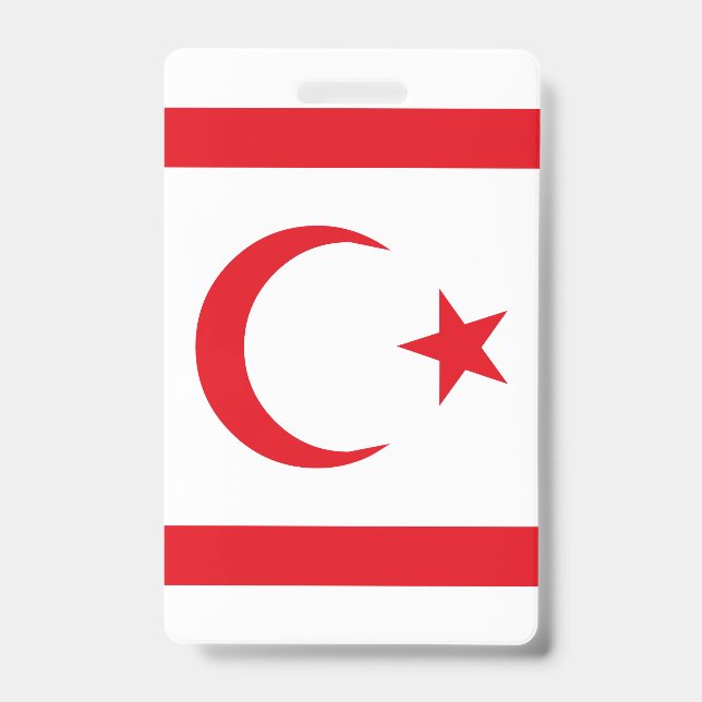 Nordzypern-Flagge Ausweis (Vorderseite)