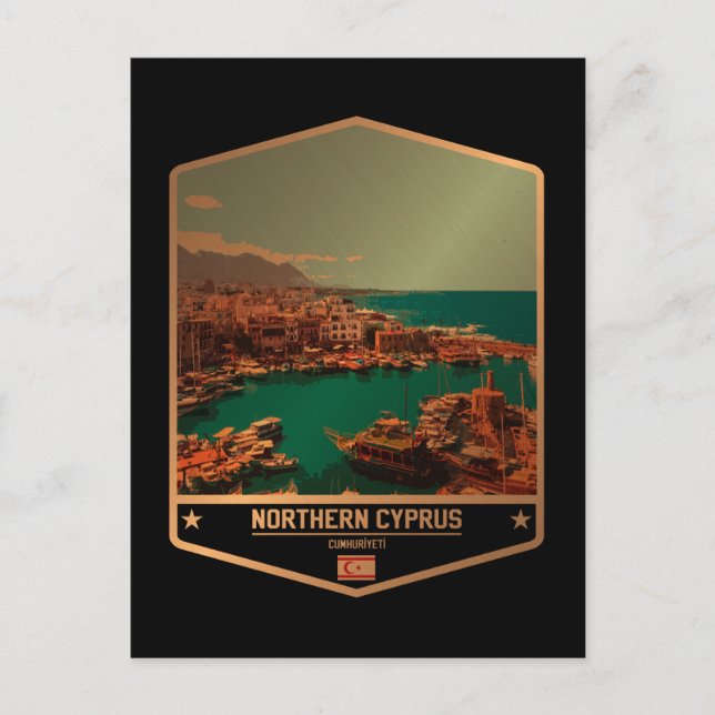 Nordzypern Postkarte (Vorderseite)