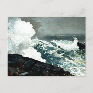 Noreaster - Winslow Homer Kunstwerk Postkarte