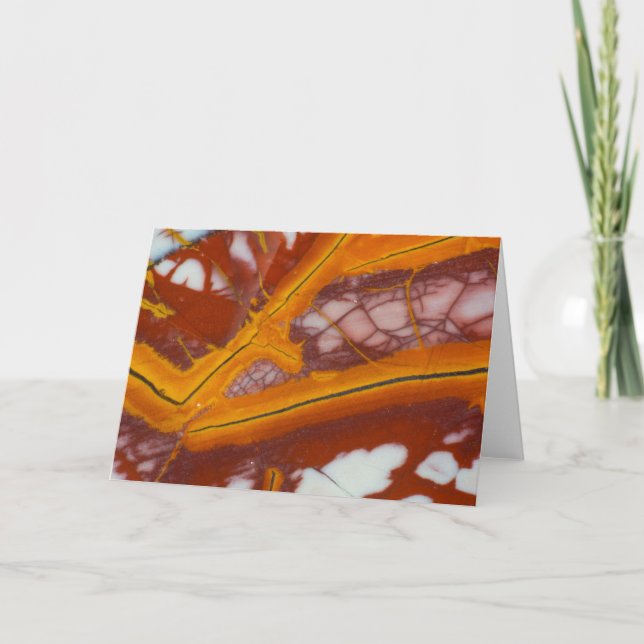 Noreena Jasper Rock Slab Karte (Vorderseite)