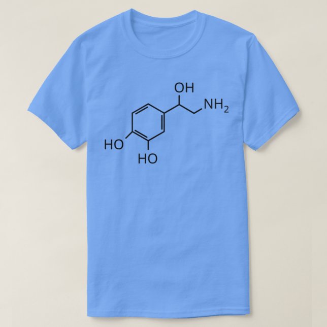 Norepinephrin Noradrenalin Neurotransmitter Ment T-Shirt (Design vorne)