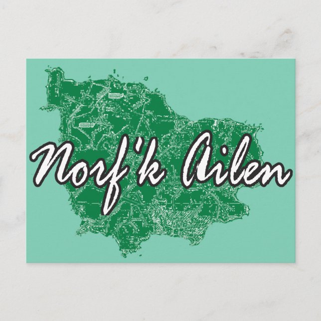 Norf'k Ailen Postkarte (Vorderseite)