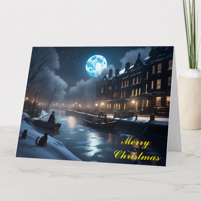 Norfolk Brads Weihnachtskarte Karte (Vorderseite)