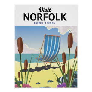 Norfolk Buchen Sie noch heute ein Reiseplakat Poster