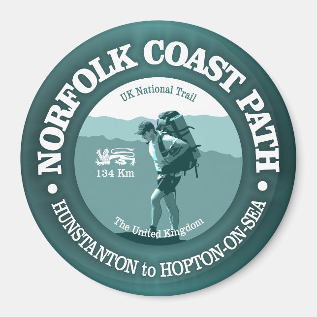 Norfolk Coast Path (T) Magnet (Vorne)