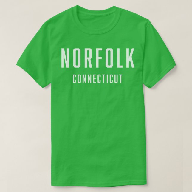 Norfolk Connecticut TShirt (Design vorne)