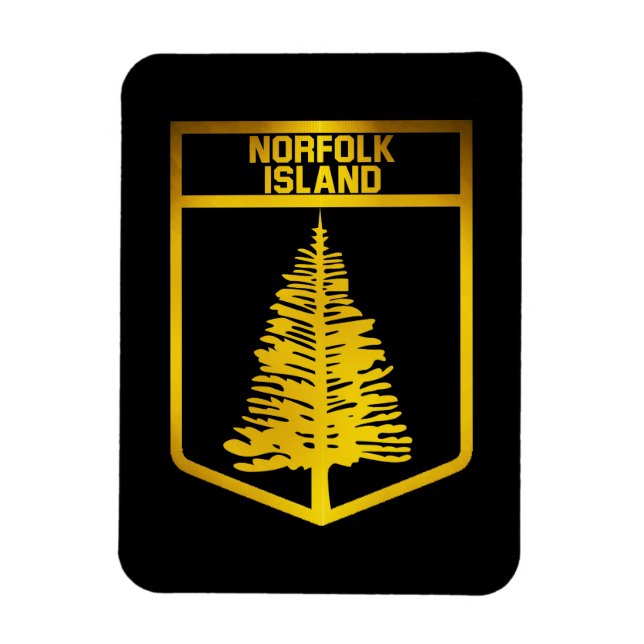 Norfolk Island Emblem Magnet (Vertikal)