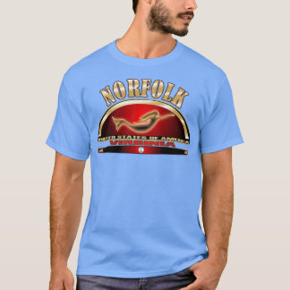 Norfolk Mermaid Stadt Virginia T-Shirt