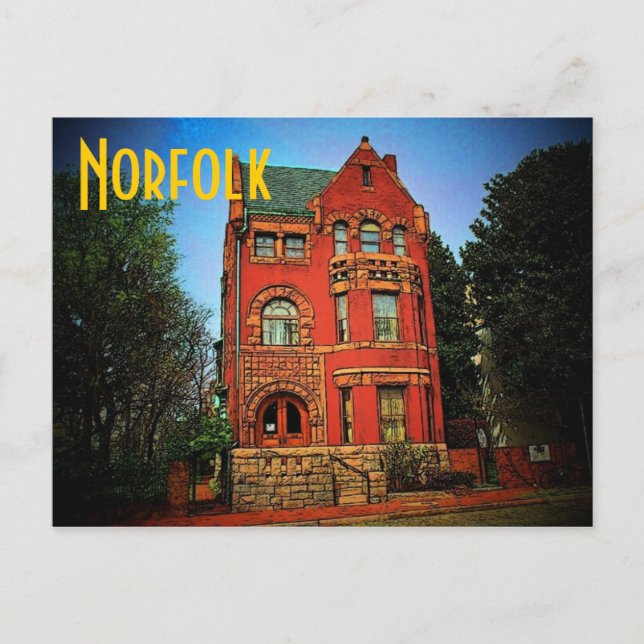 Norfolk Museum Postcard Postkarte (Vorderseite)